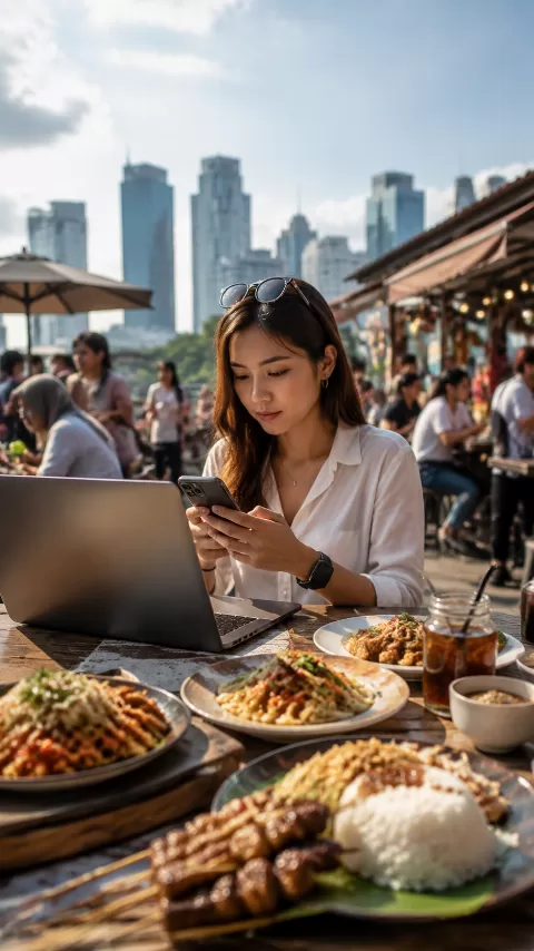 Menikmati Kuliner dan Gaya Hidup Digital di Jakarta